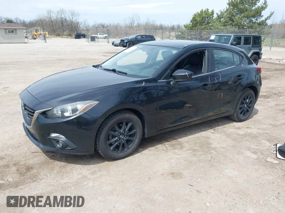 2015 Mazda 3 i Touring with VIN JM1BM1L72F1243422, listed as a IAAI auction lot 42116164 with 110,713 mi miles. Bid and sale history available at carsss.com. Image 17.