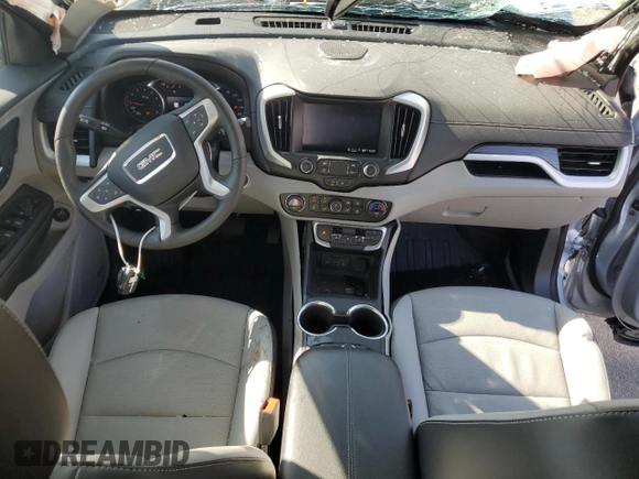 2022 GMC Terrain SLT with VIN 3GKALPEV4NL107205, listed as a Copart auction lot 56172605 with 6,844 mi miles and Salvage title. Bid and sale history available at DreamBid. Image 8.