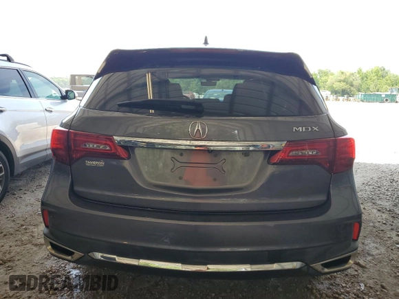 2020 Acura MDX with VIN 5J8YD3H32LL016308, listed as a Copart auction lot 57323855 with 48,461 mi miles and Non repairable. Bid and sale history available at DreamBid. Image 6.
