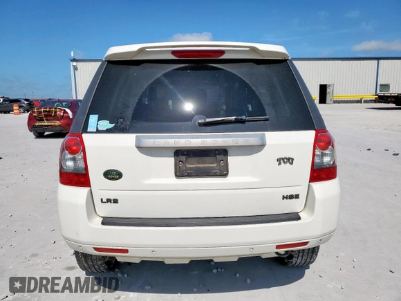 2010 Land Rover LR2 HSE with VIN SALFT2BN6AH201645, listed as a Copart auction lot 62122065 with 63,557 mi miles and Salvage title. Bid and sale history available at DreamBid. Image 6.