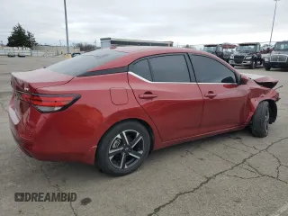 2024 Nissan Sentra SV with VIN 3N1AB8CV4RY320495, listed as a Copart auction lot 49166945 with 10,668 mi miles and Clean Title. Bid and sale history available at DreamBid. Image 3.
