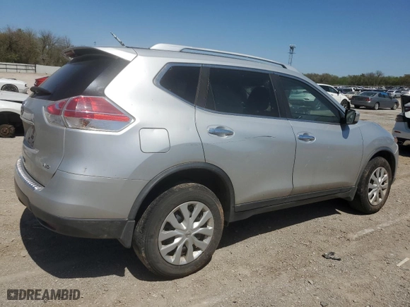 2016 Nissan Rogue S with VIN JN8AT2MV1GW151826, listed as a Copart auction lot 52304785 with 106,835 mi miles and Salvage Title. Bid and sale history available at carsss.com. Image 3.