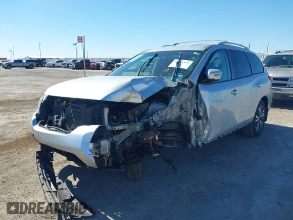 2018 Nissan Pathfinder SV with VIN 5N1DR2MN4JC607605, listed as a IAAI auction lot 41691163 with 99,069 mi miles. Bid and sale history available at carsss.com. Image 2.