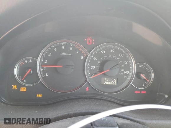 2009 Subaru Outback with VIN 4S4BP60C696342317, listed as a Copart auction lot 53745885 with 200,022 mi miles and Salvage title. Bid and sale history available at DreamBid. Image 9.