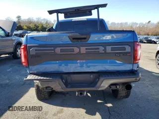2019 Ford F-150 Raptor with VIN 1FTFW1RG2KFA54737, listed as a Copart auction lot 42795255 with 105,012 mi miles and Salvage Title. Bid and sale history available at carsss.com. Image 6.