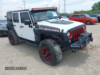 2017 Jeep Wrangler Unlimited Rubicon Recon with VIN 1C4BJWFG2HL627533, listed as a IAAI auction lot 42327164 with 79,722 mi miles and . Bid and sale history available at DreamBid. Image 1.