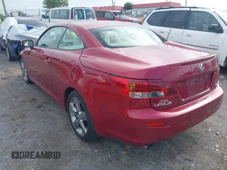 2010 Lexus IS 250 C with VIN JTHFF2C28A2512322, listed as a IAAI auction lot 42684261 with 59,939 mi miles and . Bid and sale history available at DreamBid. Image 3.