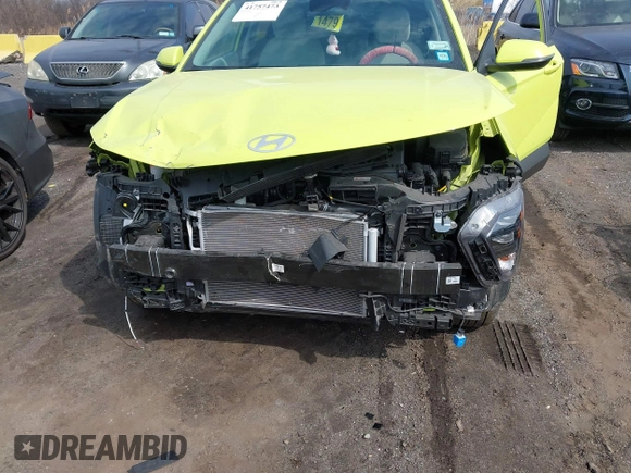 2024 Hyundai Kona SEL with VIN KM8HBCAB1RU090307, listed as a IAAI auction lot 41757473 with 10,112 mi miles and . Bid and sale history available at DreamBid. Image 6.