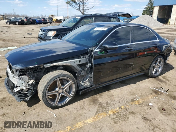 2017 Mercedes-Benz C 300 with VIN 55SWF4JBXHU194516, listed as a Copart auction lot 52325925 with 79,170 mi miles and Clean Title. Bid and sale history available at DreamBid. Image 1.