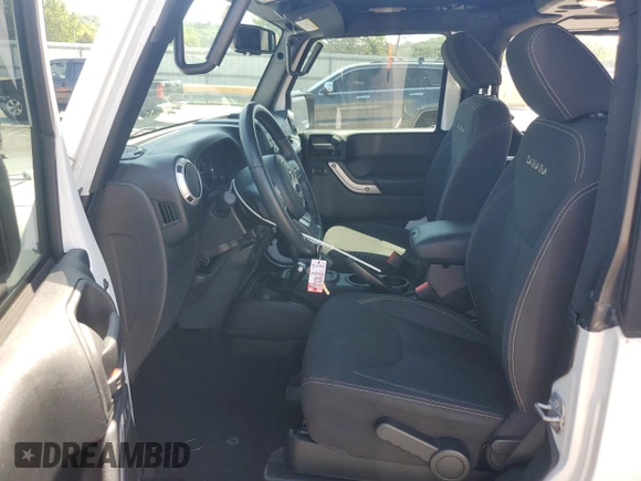 2018 Jeep Wrangler Sahara z VIN 1C4AJWBG5JL811081, wystawiony jako Copart lot #54382845 z przebiegiem 21 489 mil mil oraz Szkoda całkowita • Salvage title. Historia ofert i sprzedaży dostępna na DreamBid. Obrazek 7.