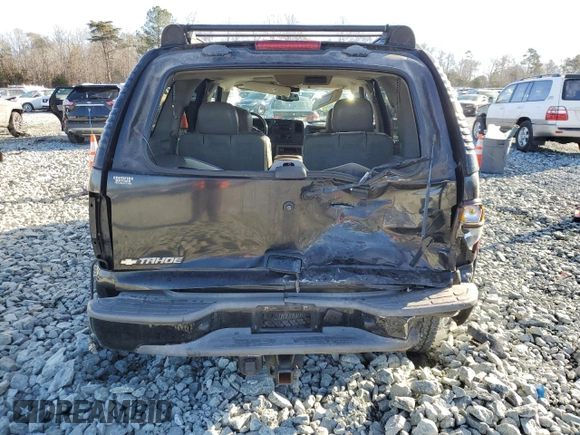 2006 Chevrolet Tahoe Z71 with VIN 1GNEK13Z56R162976, listed as a Copart auction lot 42140705 with 208,980 mi miles and Salvage Title. Bid and sale history available at carsss.com. Image 6.