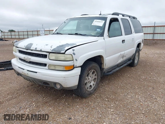 2003 Chevrolet Suburban LT z VIN 3GNFK16Z73G148346, wystawiony jako IAAI lot #42418217 z przebiegiem 355 139 mil mil oraz . Historia ofert i sprzedaży dostępna na DreamBid. Obrazek 2.