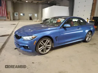 2019 BMW 4 Series 430i xDrive with VIN WBA4Z3C51KEF31360, listed as a Copart auction lot 52500085 with 55,753 mi miles and Salvage title. Bid and sale history available at DreamBid. Image 1.