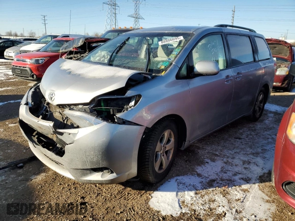 2014 Toyota Sienna LE AAS with VIN 5TDKK3DCXES501765, listed as a Copart auction lot 88806695 with 153,225 mi miles and Non Repairable. Bid and sale history available at DreamBid. Image 1.