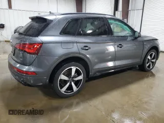 2022 Audi Q5 S line Premium Plus with VIN WA1EAAFY2N2120863, listed as a Copart auction lot 58784045 with 35,020 mi miles and Salvage title. Bid and sale history available at DreamBid. Image 3.