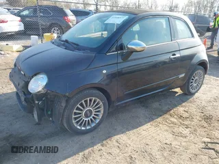 2012 FIAT 500 Lounge z VIN 3C3CFFER6CT109290, wystawiony jako IAAI lot #41958577 z przebiegiem 101 803 mil mil oraz . Historia ofert i sprzedaży dostępna na DreamBid. Obrazek 2.
