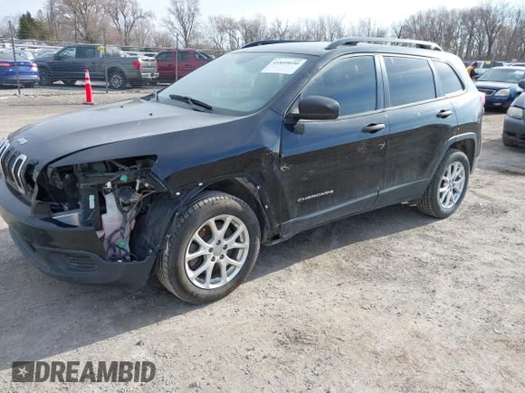2017 Jeep Cherokee Sport с VIN 1C4PJLAB7HW669467, выставлен на аукционе IAAI как лот 41849030 с пробегом 170 265 миль миль и . История ставок и продаж доступна на DreamBid. Изображение 2.