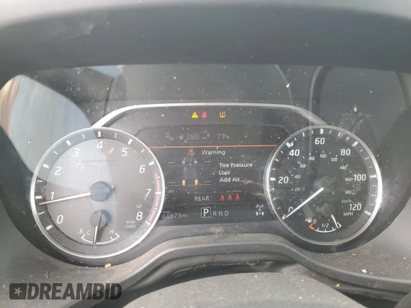 2022 Nissan Titan S with VIN 1N6AA1EC1NN107530, listed as a Copart auction lot 52035905 with 44,873 mi miles and Salvage title. Bid and sale history available at DreamBid. Image 9.