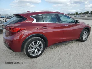 2018 Infiniti QX30 with VIN SJKCH5CP5JA002430, listed as a Copart auction lot 53835375 with 58,187 mi miles and Salvage title. Bid and sale history available at DreamBid. Image 3.