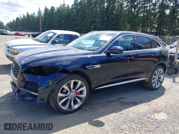 2022 Jaguar F-Pace S with VIN SADCJ2EX4NA700492, listed as a IAAI auction lot 42702992 with 24,716 mi miles and . Bid and sale history available at DreamBid. Image 17.