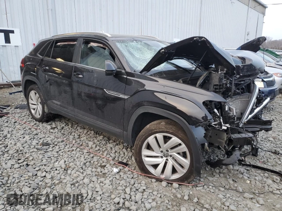 2023 Volkswagen Atlas SE with VIN 1V2KC2CA7PC220811, listed as a Copart auction lot 88806895 with 26,912 mi miles and Salvage title. Bid and sale history available at DreamBid. Image 4.