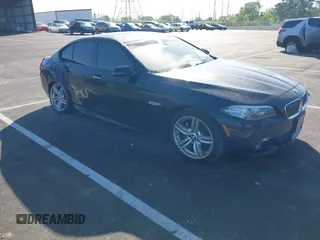 2015 BMW 5 Series 535i xDrive with VIN WBA5B3C54FD541138, listed as a IAAI auction lot 42043269 with 172,714 mi miles. Bid and sale history available at carsss.com. Image 1.