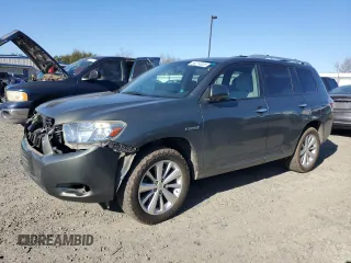 2010 Toyota Highlander Hybrid with VIN JTEBW3EH0A2044721, listed as a Copart auction lot 88714825 with 224,953 mi miles and Salvage Title. Bid and sale history available at carsss.com. Image 1.