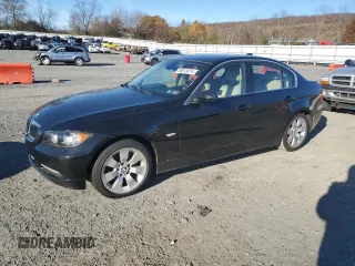2007 BMW 3 Series 335xi with VIN WBAVD53547A008585, listed as a Copart auction lot 80613074 with 197,368 mi miles and Clean Title. Bid and sale history available at carsss.com. Image 1.