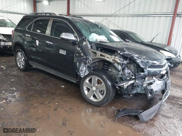 2015 Chevrolet Equinox LTZ with VIN 2GNFLHEK4F6207508, listed as a IAAI auction lot 41555934 with 143,373 mi miles. Bid and sale history available at carsss.com. Image 1.