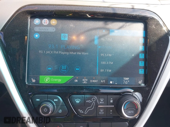 2020 Chevrolet Bolt EV Premier with VIN 1G1FZ6S04L4125895, listed as a IAAI auction lot 41637004 with 18,548 mi miles and . Bid and sale history available at DreamBid. Image 19.