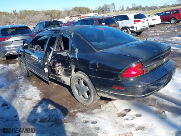 1999 Chevrolet Monte Carlo LS with VIN 2G1WW12M0X9285595, listed as a IAAI auction lot 41333507 with 197,977 mi miles. Bid and sale history available at carsss.com. Image 3.