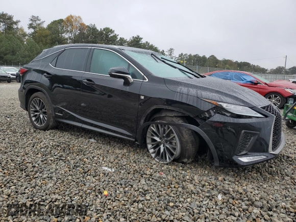 2020 Lexus RX 450h F Sport Performance with VIN 2T2YGMDA4LC052360, listed as a Copart auction lot 79553894 with 56,275 mi miles and Salvage title. Bid and sale history available at DreamBid. Image 4.