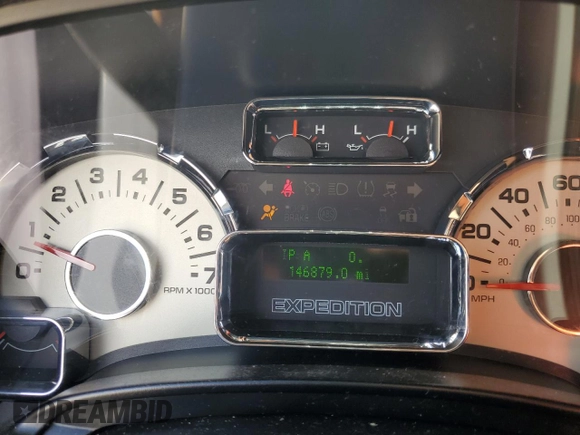 2013 Ford Expedition Max Limited with VIN 1FMJK1K56DEF54838, listed as a Copart auction lot 67055604 with 146,879 mi miles and Salvage title. Bid and sale history available at DreamBid. Image 9.