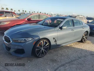 2022 BMW 8 Series M850i with VIN WBAGV8C06NCH25022, listed as a Copart auction lot 75720384 with Not Provided miles and Non Repairable. Bid and sale history available at carsss.com. Image 1.