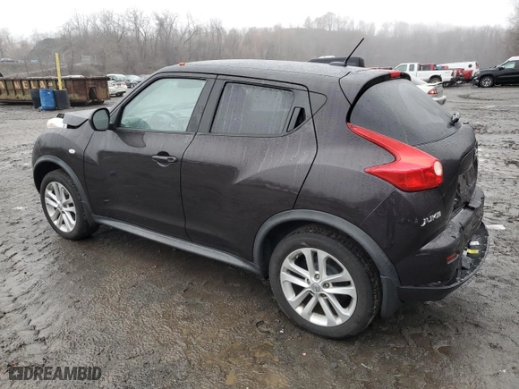 2014 Nissan Juke SL with VIN JN8AF5MV7ET360642, listed as a Copart auction lot 82988384 with 95,622 mi miles and Salvage Title. Bid and sale history available at carsss.com. Image 2.