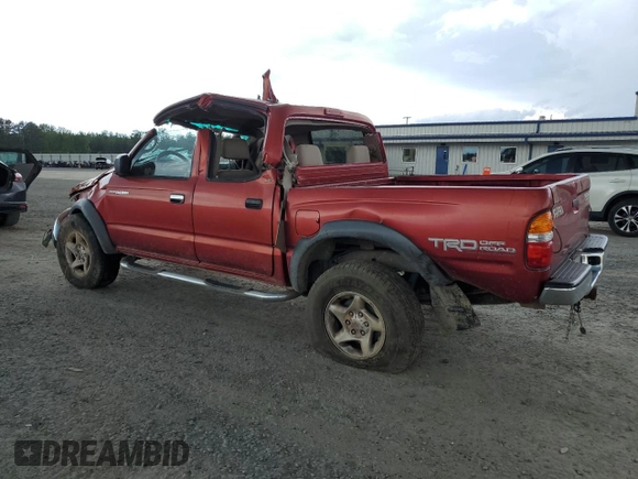 2003 Toyota Tacoma PreRunner with VIN 5TEGN92N03Z232888, listed as a Copart auction lot 62316565 with 281,137 mi miles and Salvage title. Bid and sale history available at DreamBid. Image 2.
