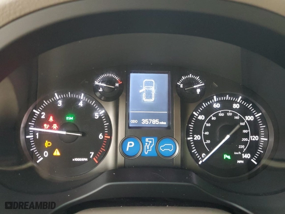 2015 Lexus GX 460 with VIN JTJBM7FX4F5097108, listed as a Copart auction lot 51481545 with 35,785 mi miles and Salvage Title. Bid and sale history available at carsss.com. Image 9.