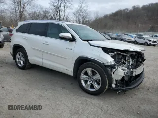 2016 Toyota Highlander Hybrid Limited with VIN 5TDDCRFH8GS017226, listed as a Copart auction lot 42596544 with 148,217 mi miles. Bid and sale history available at carsss.com. Image 4.