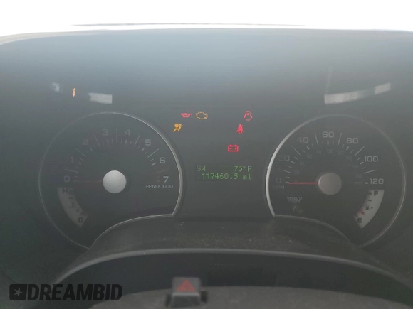 2010 Ford Explorer XLT with VIN 1FMEU6DE5AUA17899, listed as a Copart auction lot 46700275 with 117,460 mi miles and Salvage title. Bid and sale history available at DreamBid. Image 9.