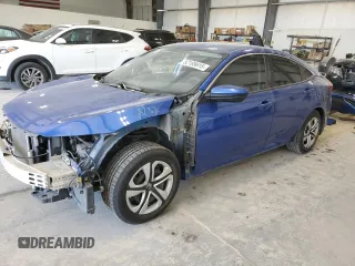2016 Honda Civic Sedan LX with VIN 19XFC2F57GE008212, listed as a Copart auction lot 52195615 with 86,806 mi miles and Salvage Title. Bid and sale history available at carsss.com. Image 1.
