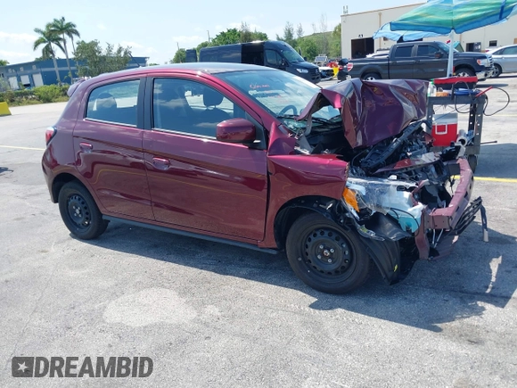 2024 Mitsubishi Mirage ES z VIN ML32AUHJ6RH027490, wystawiony jako IAAI lot #42329588 z przebiegiem 10 236 mil mil oraz . Historia ofert i sprzedaży dostępna na DreamBid. Obrazek 1.