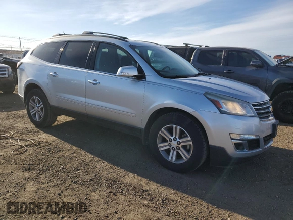 2015 Chevrolet Traverse LT with VIN 1GNKVGKD9FJ280868, listed as a Copart auction lot 49702625 with 127,728 mi miles and Salvage Title. Bid and sale history available at DreamBid. Image 4.