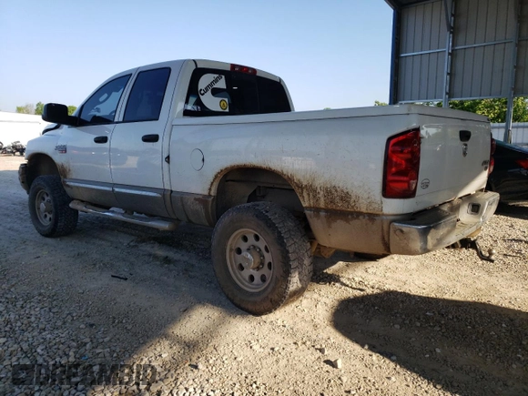 2008 Dodge 2500 Laramie with VIN 3D7KS28A18G230445, listed as a Copart auction lot 56110605 with 261,092 mi miles and Salvage title. Bid and sale history available at DreamBid. Image 2.