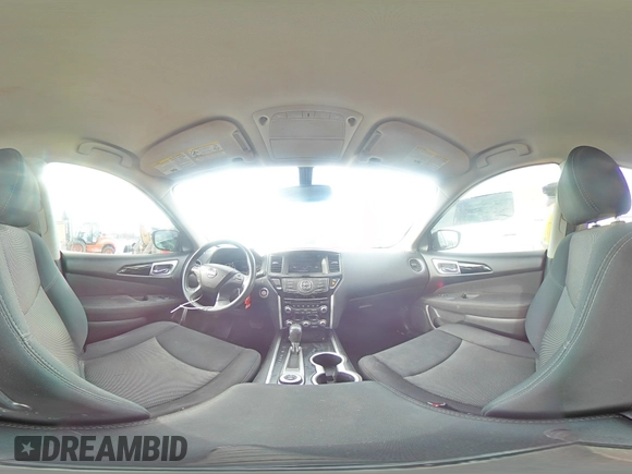 2017 Nissan Pathfinder SV with VIN 5N1DR2MM0HC666345, listed as a Copart auction lot 89054365 with 169,517 mi miles and Salvage title. Bid and sale history available at DreamBid. Image 13.
