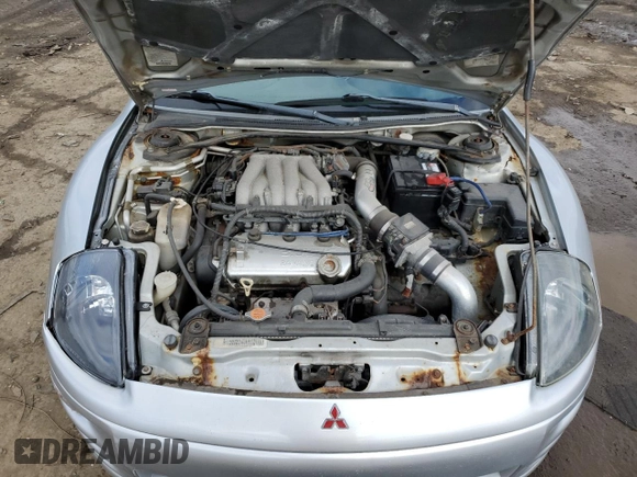 2001 Mitsubishi Eclipse with VIN 4A3AC54H21E173268, listed as a Copart auction lot 48350865 with 143,444 mi miles and Clean Title. Bid and sale history available at DreamBid. Image 11.