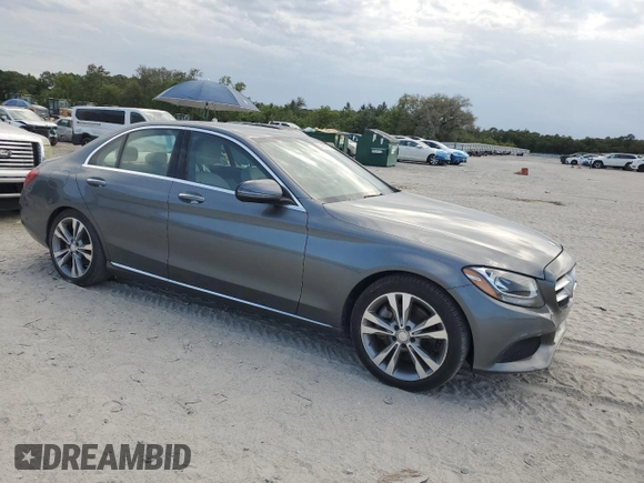 2017 Mercedes-Benz C C 300 with VIN 55SWF4JB9HU210401, listed as a Copart auction lot 54155075 with 29,550 mi miles and Salvage Title. Bid and sale history available at carsss.com. Image 5.
