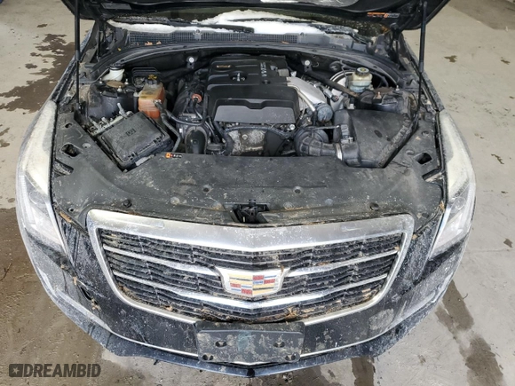 2015 Cadillac ATS Coupe Luxury AWD with VIN 1G6AH1RX8F0141381, listed as a Copart auction lot 45933815 with 142,161 mi miles and Salvage Title. Bid and sale history available at carsss.com. Image 12.