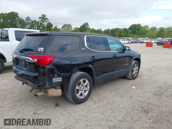 2017 GMC Acadia SLE with VIN 1GKKNKLAXHZ227749, listed as a IAAI auction lot 41985637 with 136,822 mi miles. Bid and sale history available at carsss.com. Image 4.