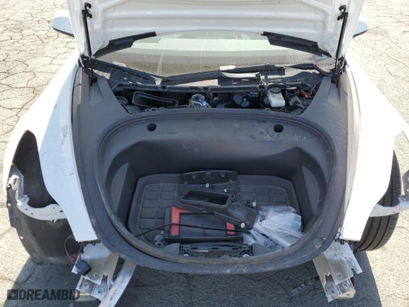 2022 Tesla Model 3 Long Range with VIN 5YJ3E1EB9NF179033, listed as a Copart auction lot 58272654 with 25,314 mi miles and Salvage Title. Bid and sale history available at carsss.com. Image 12.