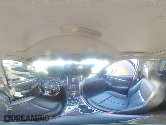 2018 Infiniti Q50 Luxe with VIN JN1EV7AP0JM363553, listed as a Copart auction lot 88481425 with 152,164 mi miles and Salvage Title. Bid and sale history available at DreamBid. Image 12.